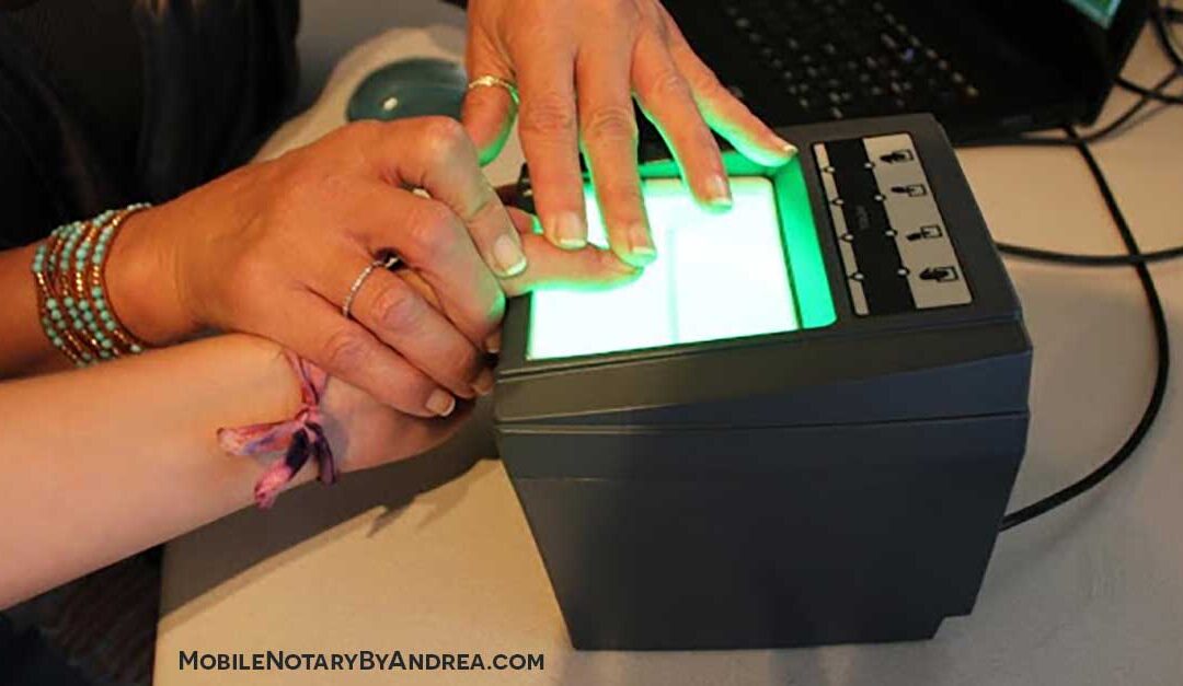 live scan fingerprinting machine